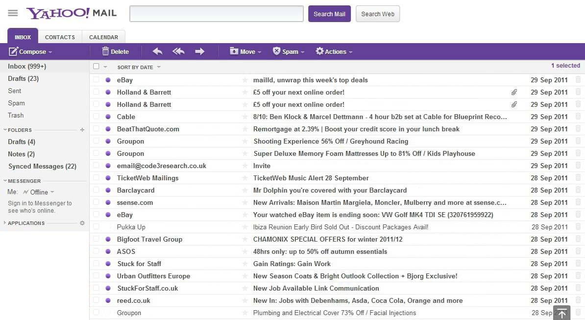 yahoo email